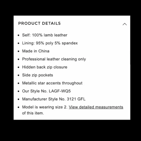 L’Agence Jolie Leather Mini Skirt. - Picture 4 of 8